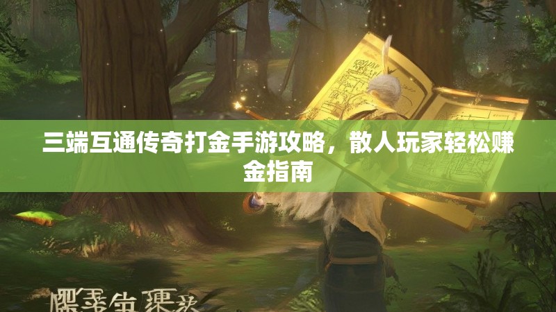 三端互通传奇打金手游攻略,散人玩家轻松赚金指南