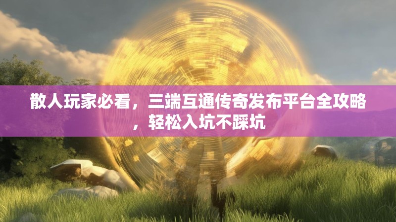 散人玩家必看，三端互通传奇发布平台全攻略，轻松入坑不踩坑
