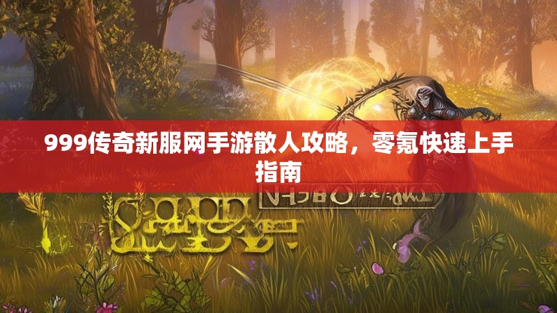 999传奇新服网手游散人攻略,零氪快速上手指南