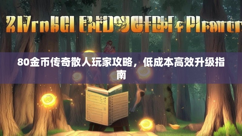 80金币传奇散人玩家攻略,低成本高效升级指南