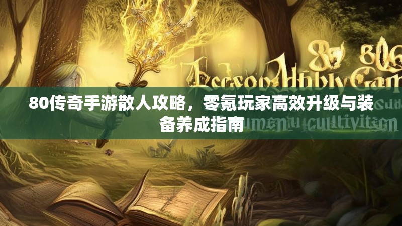 80传奇手游散人攻略,零氪玩家高效升级与装备养成指南