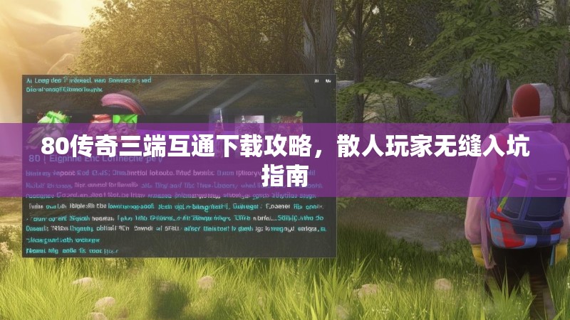 80传奇三端互通下载攻略，散人玩家无缝入坑指南