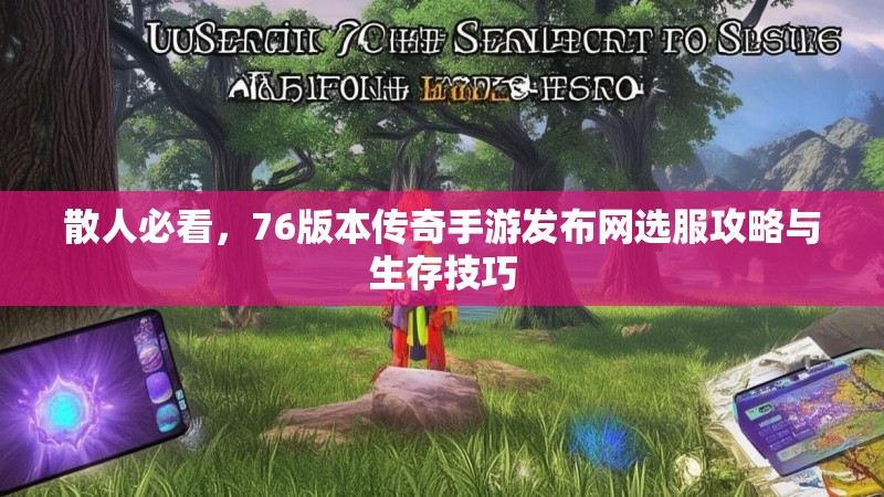 散人必看,76版本传奇手游发布网选服攻略与生存技巧