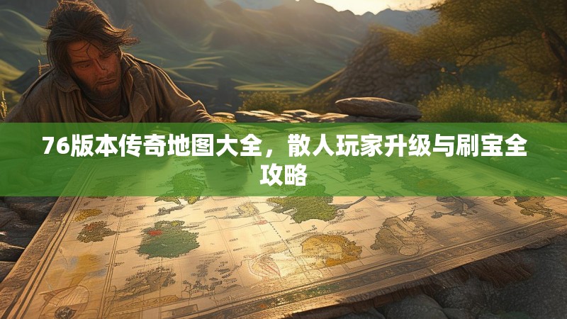 76版本传奇地图大全，散人玩家升级与刷宝全攻略
