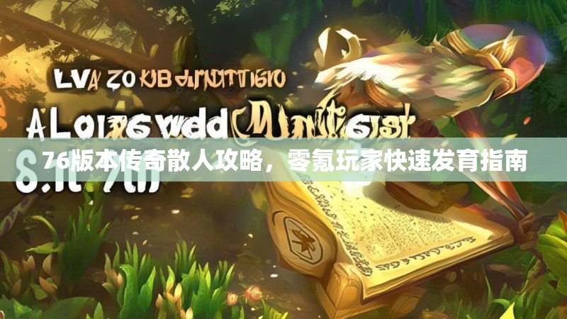 76版本传奇散人攻略,零氪玩家快速发育指南