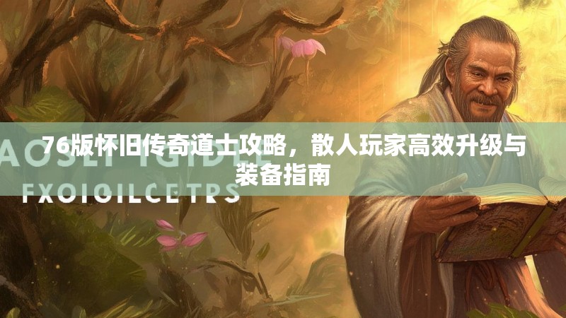 76版怀旧传奇道士攻略,散人玩家高效升级与装备指南