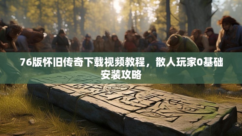 76版怀旧传奇下载视频教程,散人玩家0基础安装攻略