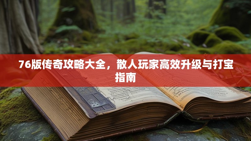 76版传奇攻略大全,散人玩家高效升级与打宝指南