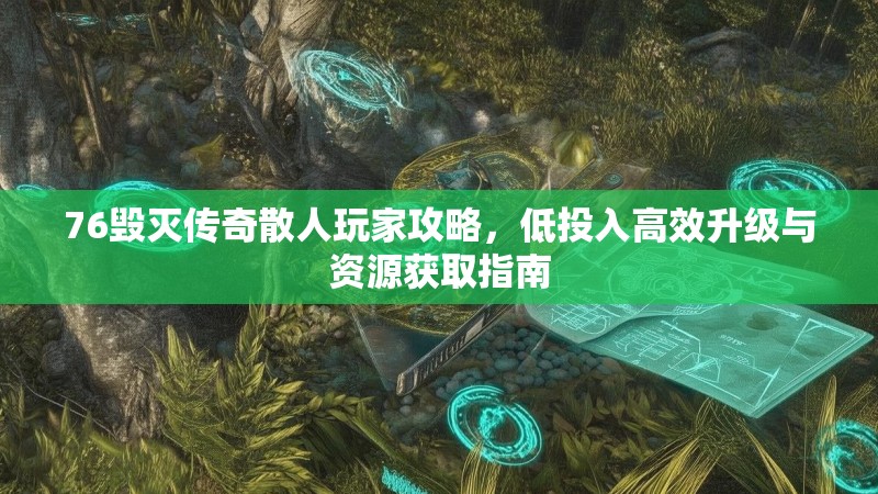 76毁灭传奇散人玩家攻略,低投入高效升级与资源获取指南