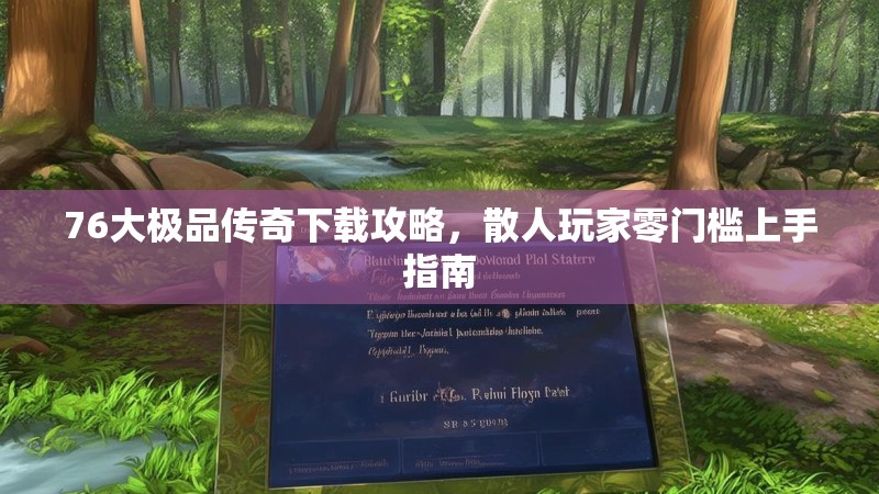 76大极品传奇下载攻略,散人玩家零门槛上手指南
