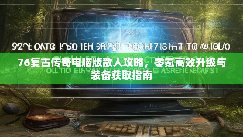 76复古传奇电脑版散人攻略,零氪高效升级与装备获取指南