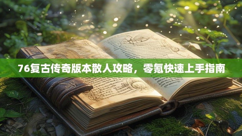 76复古传奇版本散人攻略,零氪快速上手指南