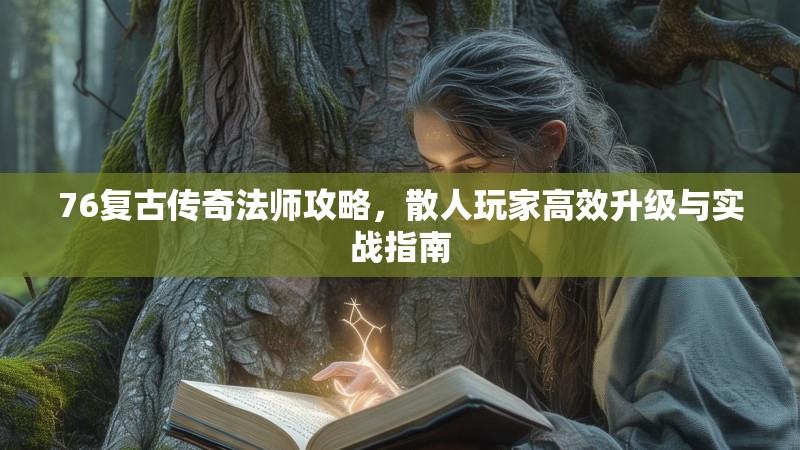 76复古传奇法师攻略，散人玩家高效升级与实战指南