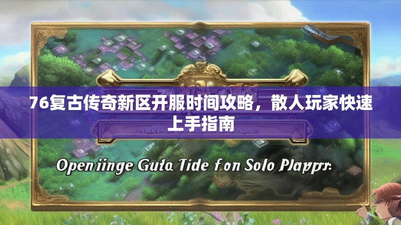 76复古传奇新区开服时间攻略,散人玩家快速上手指南