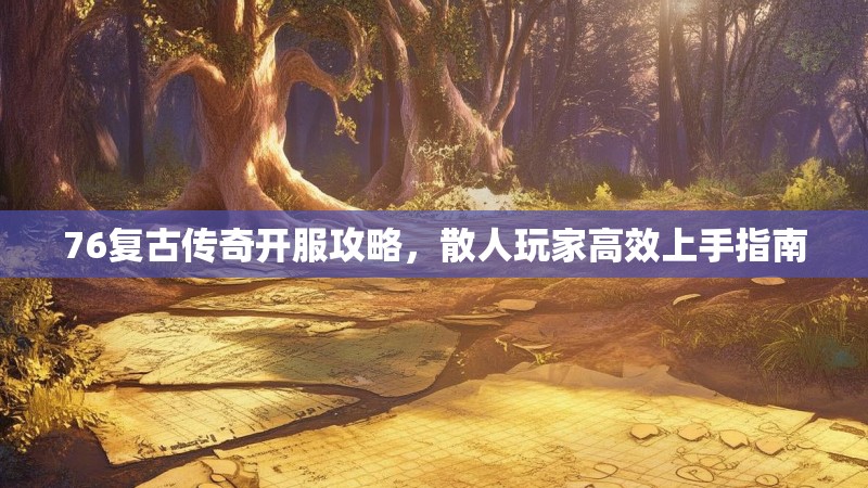 76复古传奇开服攻略,散人玩家高效上手指南