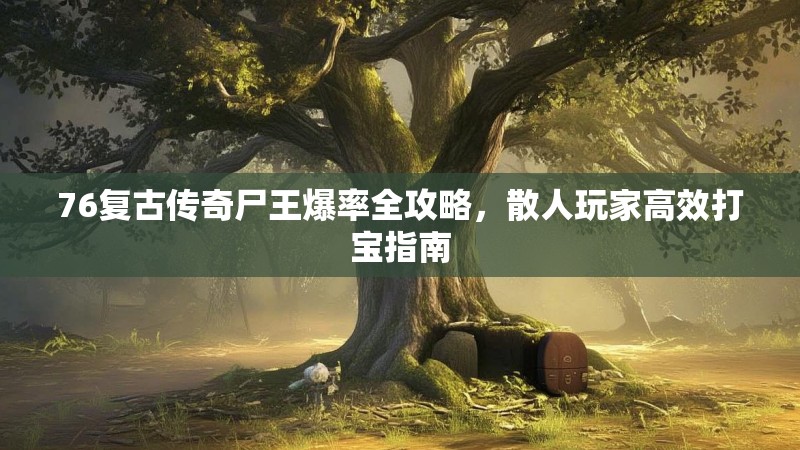 76复古传奇尸王爆率全攻略,散人玩家高效打宝指南