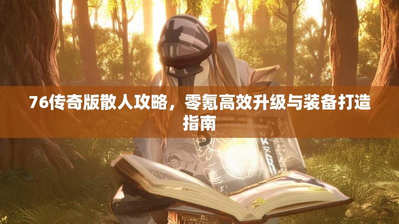 76传奇版散人攻略,零氪高效升级与装备打造指南