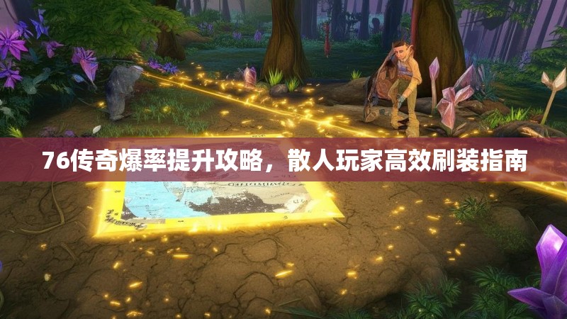 76传奇爆率提升攻略,散人玩家高效刷装指南
