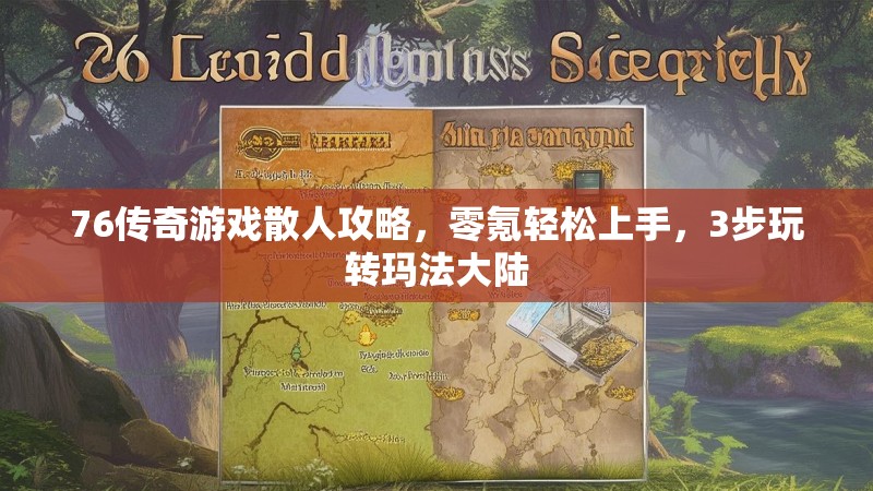 76传奇游戏散人攻略,零氪轻松上手,3步玩转玛法大陆