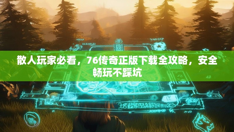 散人玩家必看,76传奇正版下载全攻略,安全畅玩不踩坑