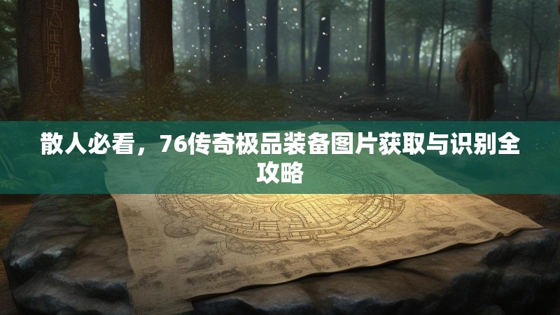 散人必看,76传奇极品装备图片获取与识别全攻略