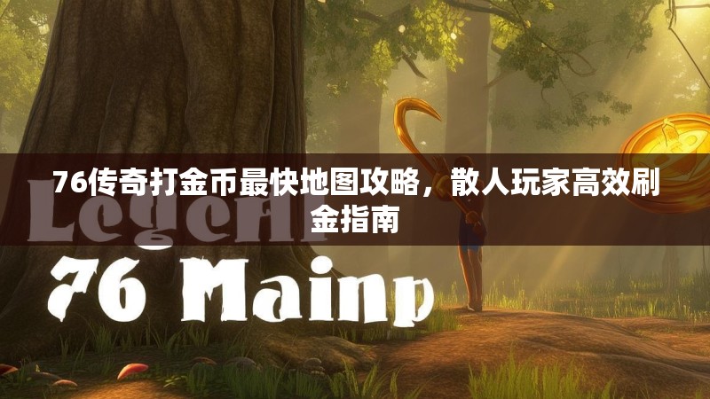 76传奇打金币最快地图攻略,散人玩家高效刷金指南