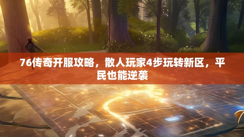 76传奇开服攻略，散人玩家4步玩转新区，平民也能逆袭