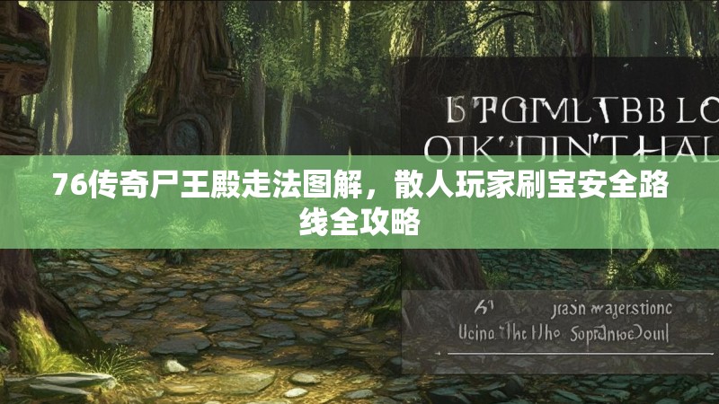 76传奇尸王殿走法图解,散人玩家刷宝安全路线全攻略