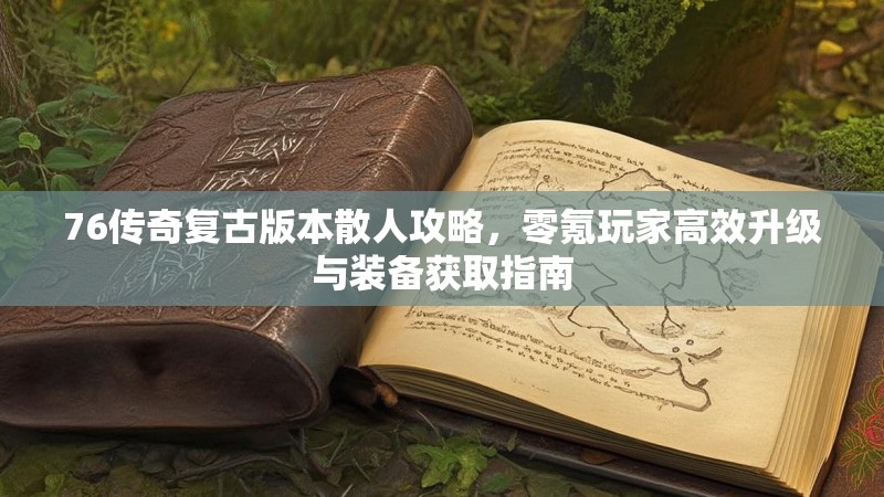 76传奇复古版本散人攻略,零氪玩家高效升级与装备获取指南