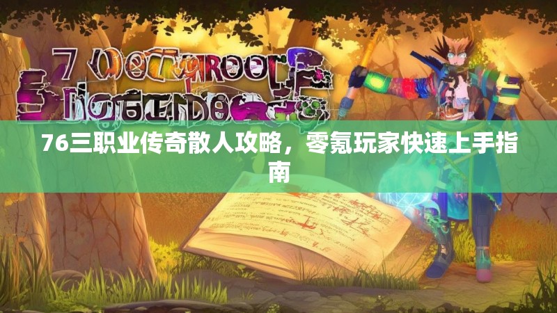 76三职业传奇散人攻略,零氪玩家快速上手指南