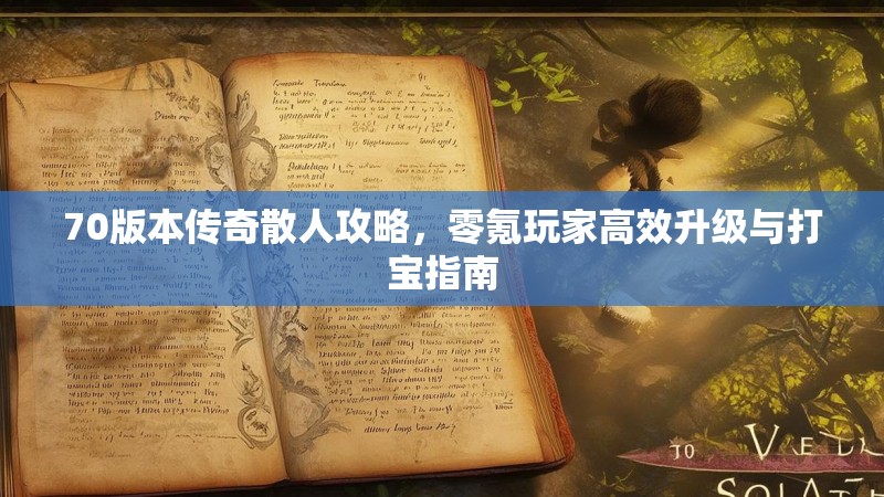 70版本传奇散人攻略，零氪玩家高效升级与打宝指南