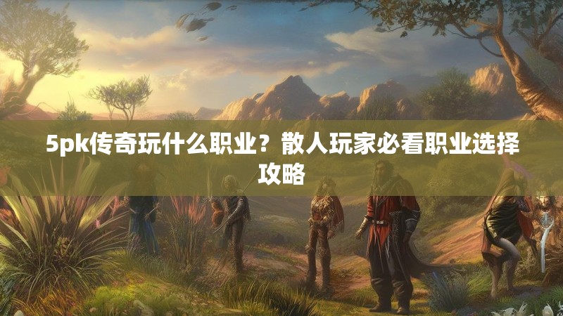 5pk传奇玩什么职业？散人玩家必看职业选择攻略