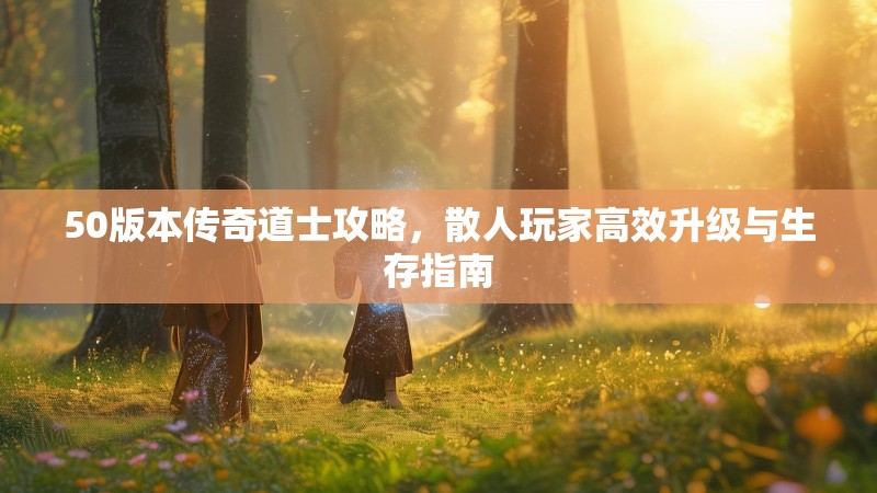 50版本传奇道士攻略,散人玩家高效升级与生存指南