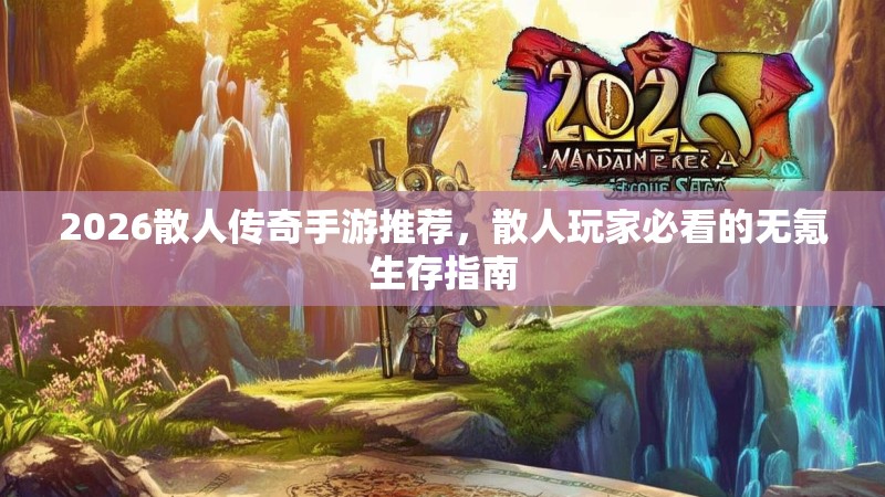 2026散人传奇手游推荐,散人玩家必看的无氪生存指南