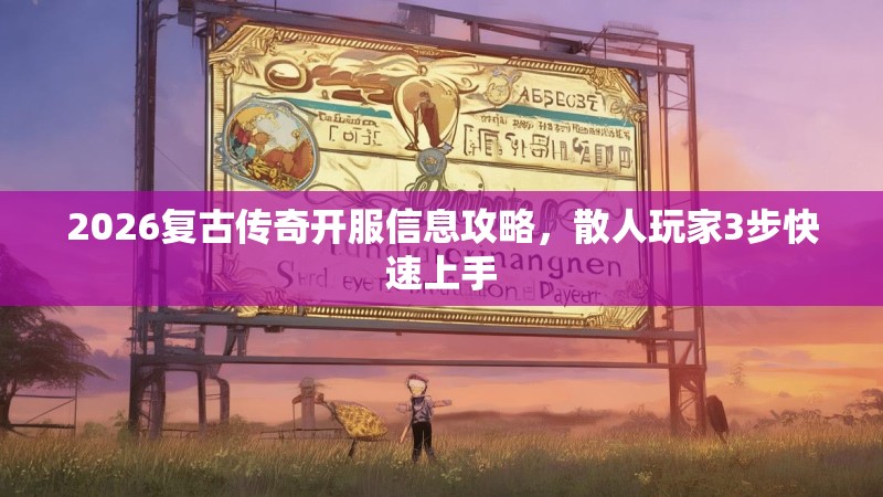 2026复古传奇开服信息攻略,散人玩家3步快速上手