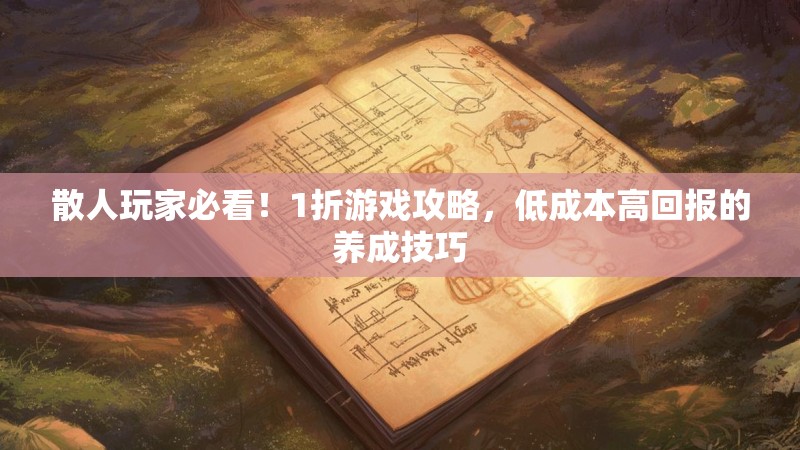散人玩家必看!1折游戏攻略,低成本高回报的养成技巧