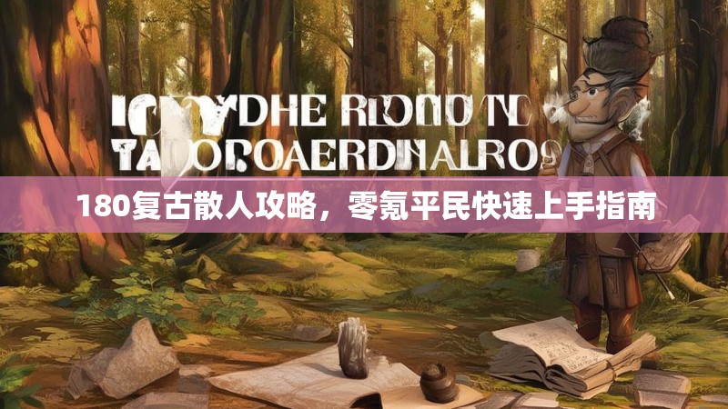 180复古散人攻略,零氪平民快速上手指南