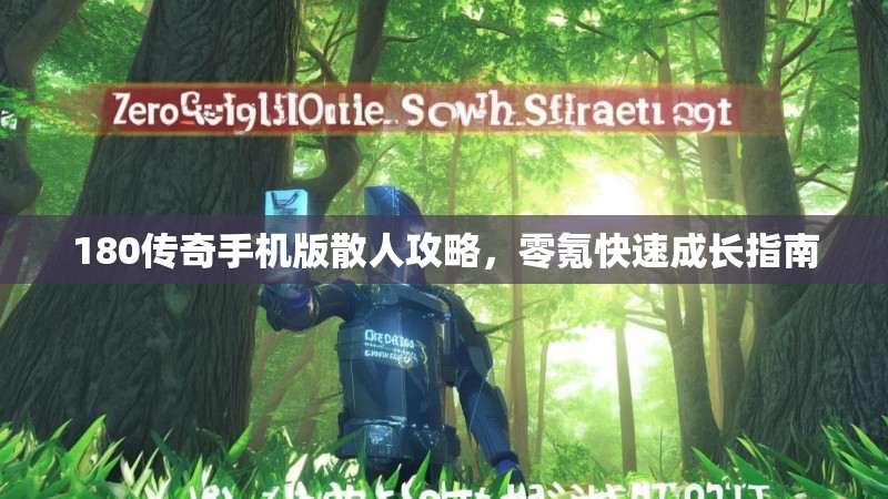 180传奇手机版散人攻略,零氪快速成长指南