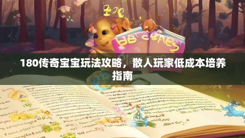 180传奇宝宝玩法攻略,散人玩家低成本培养指南