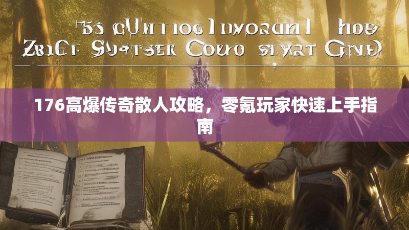 176高爆传奇散人攻略,零氪玩家快速上手指南