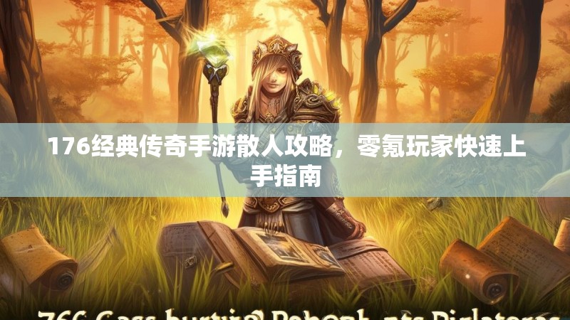 176经典传奇手游散人攻略，零氪玩家快速上手指南