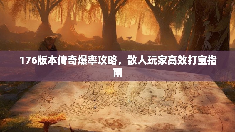 176版本传奇爆率攻略,散人玩家高效打宝指南