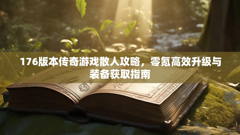 176版本传奇游戏散人攻略,零氪高效升级与装备获取指南
