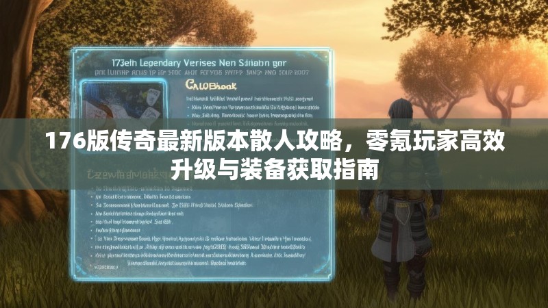 176版传奇最新版本散人攻略，零氪玩家高效升级与装备获取指南