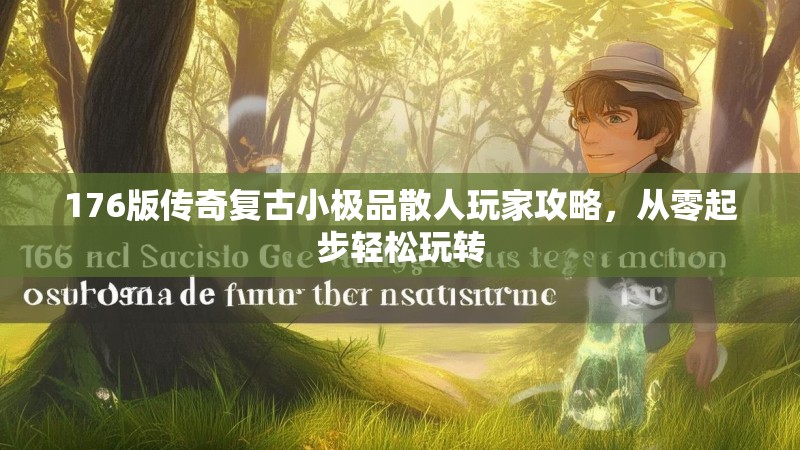176版传奇复古小极品散人玩家攻略,从零起步轻松玩转