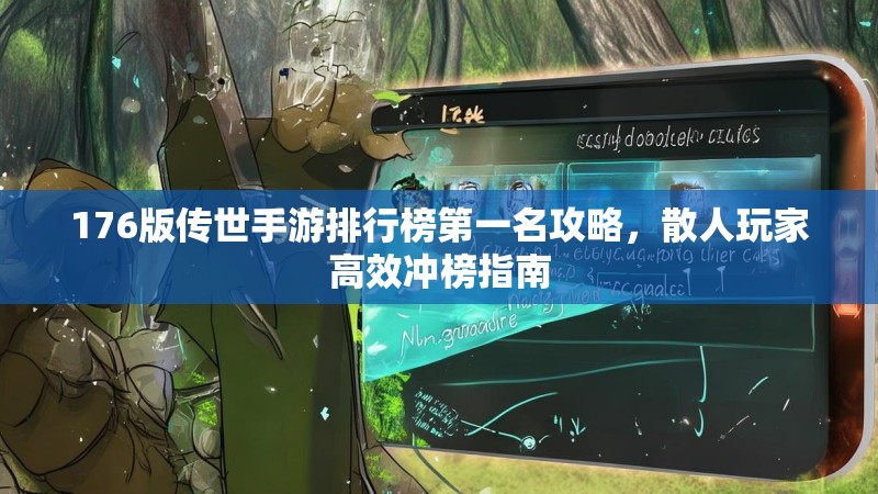 176版传世手游排行榜第一名攻略,散人玩家高效冲榜指南