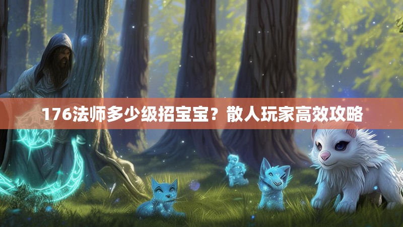 176法师多少级招宝宝?散人玩家高效攻略