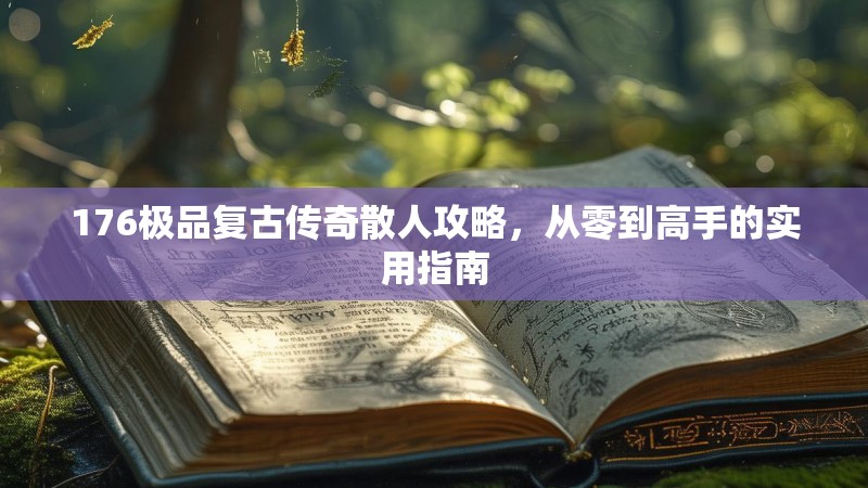 176极品复古传奇散人攻略,从零到高手的实用指南
