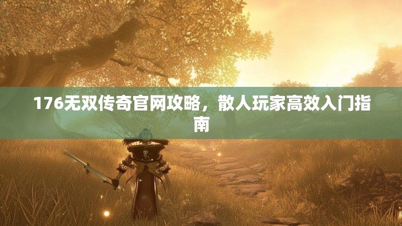 176无双传奇官网攻略,散人玩家高效入门指南
