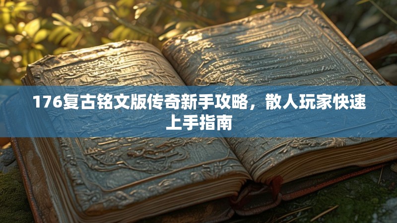 176复古铭文版传奇新手攻略,散人玩家快速上手指南